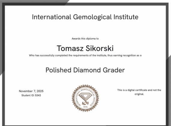 Polished Diamond Grader - ekspert ds. oceny diamentów