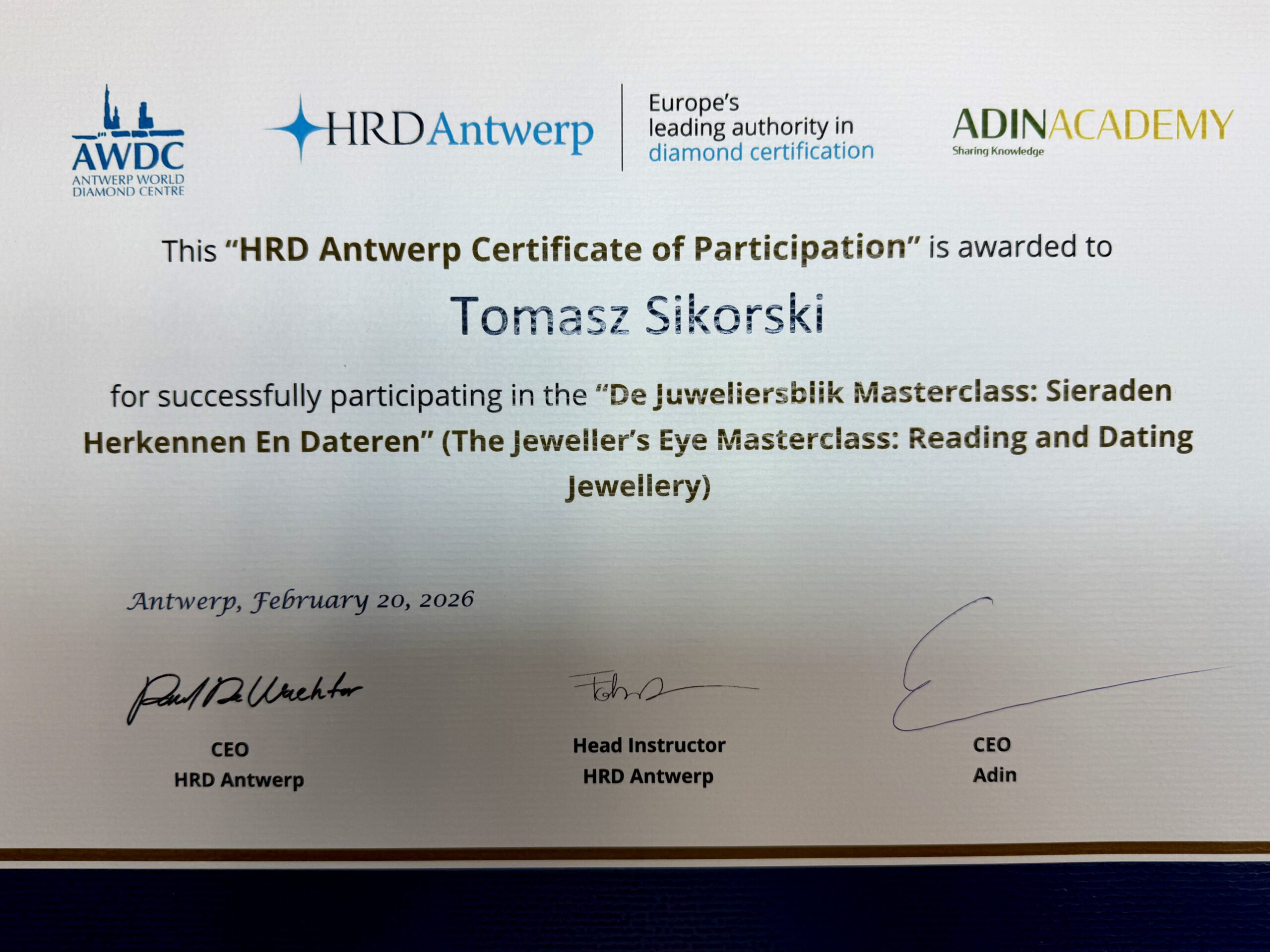 Rzeczoznawca Tomasz Sikorski - ZłotoSkup.pl